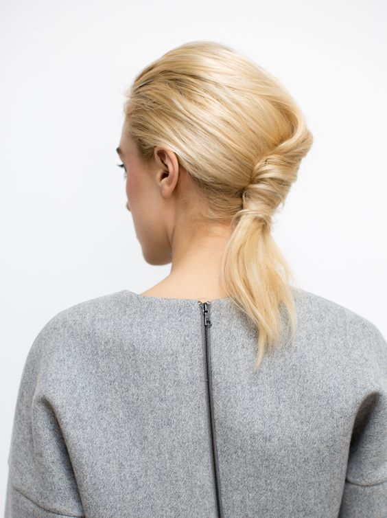 20 Super Easy Updos For Beginners TheFashionSpot