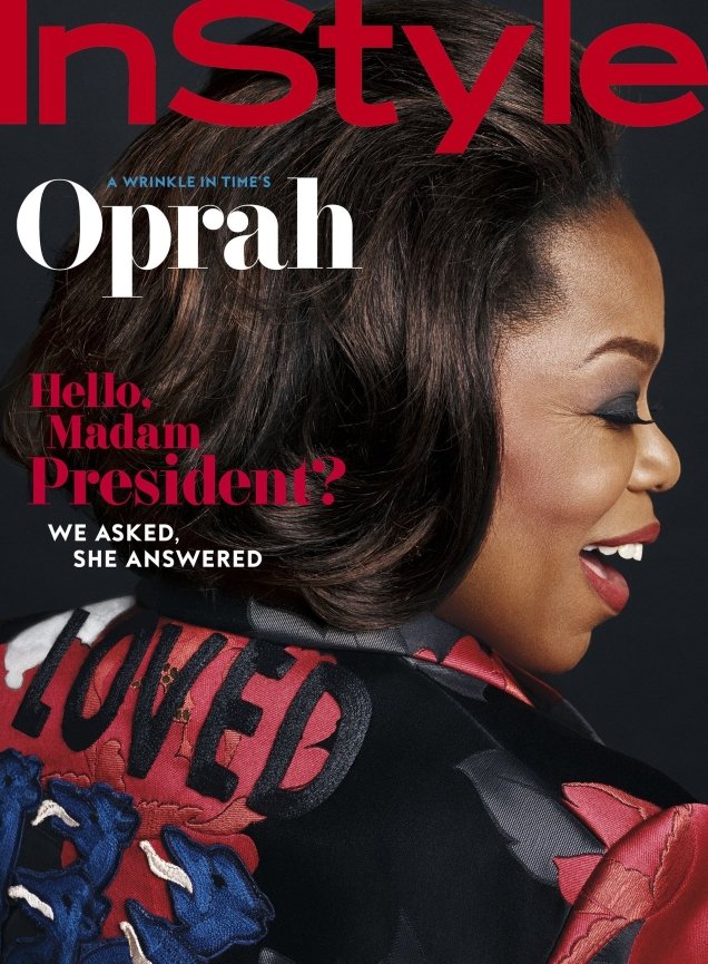 US InStyle March 2018 : Oprah Winfrey by Phil Poynter