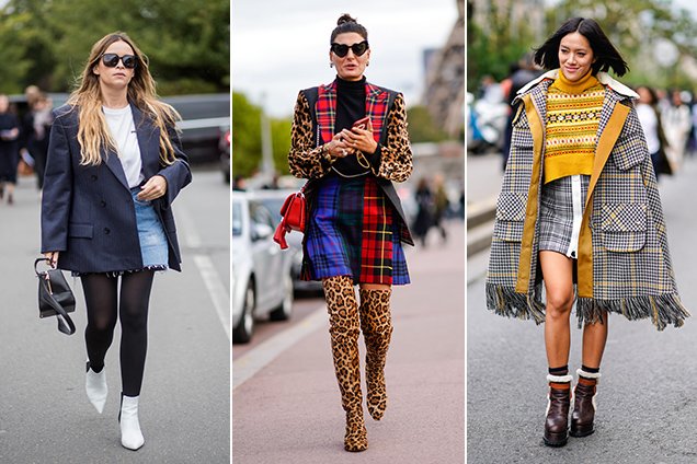 10 Ways We're Wearing Our Mini Skirts This Winter