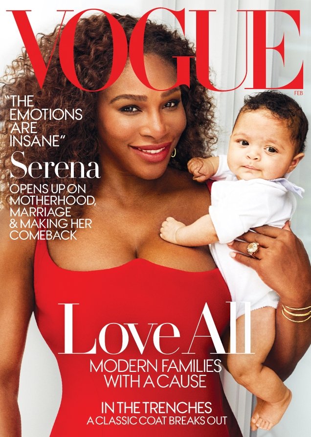 US Vogue February 2018 : Serena Williams by Mario Testino