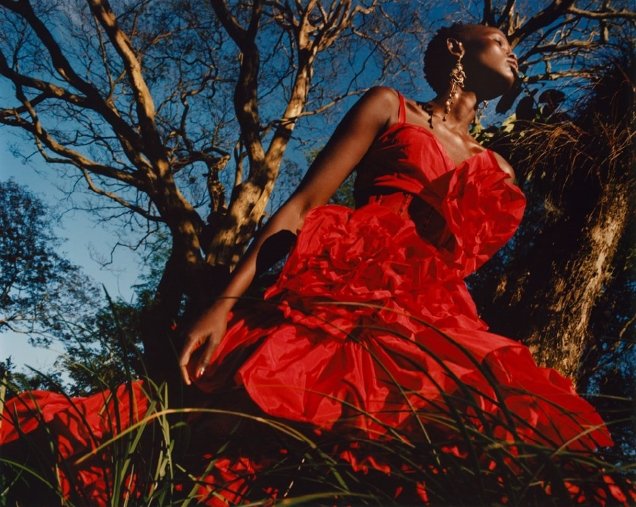 Alexander McQueen S/S 2018 : Shanelle Nyasiase by Jamie Hawkesworth