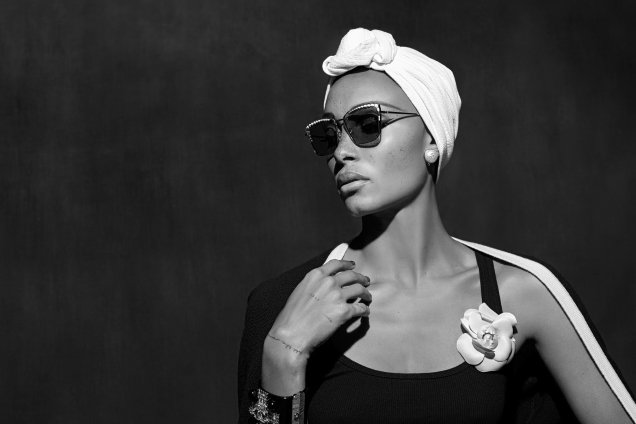 Chanel Eyewear S/S 2018 : Adwoa Aboah by Karl Lagerfeld
