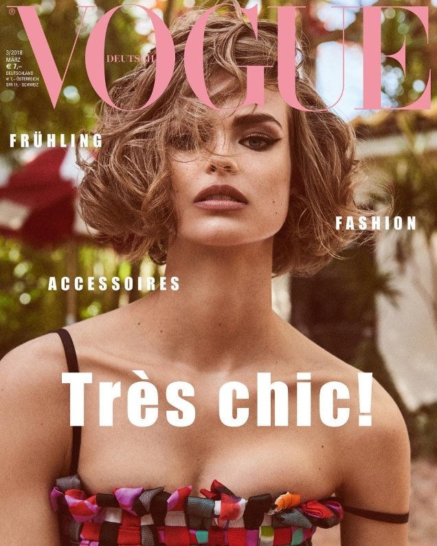 Vogue Germany March 2018 : Birgit Kos by Giampaolo Sgura