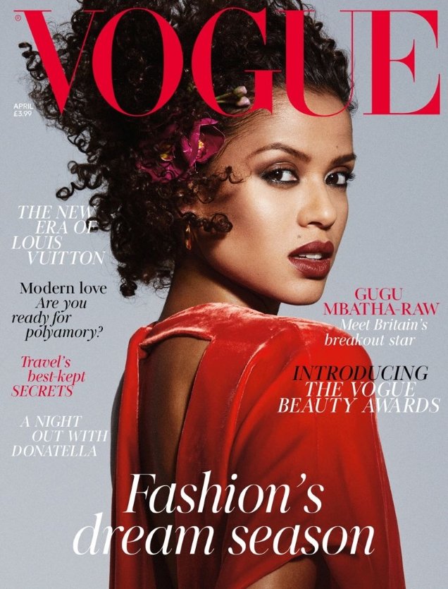 UK Vogue April 2018 : Gugu Mbatha-Raw by Mikael Jansson