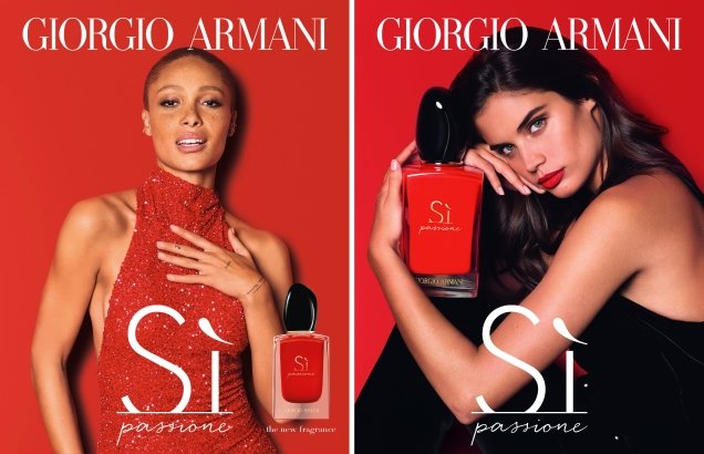 perfume ad campaign