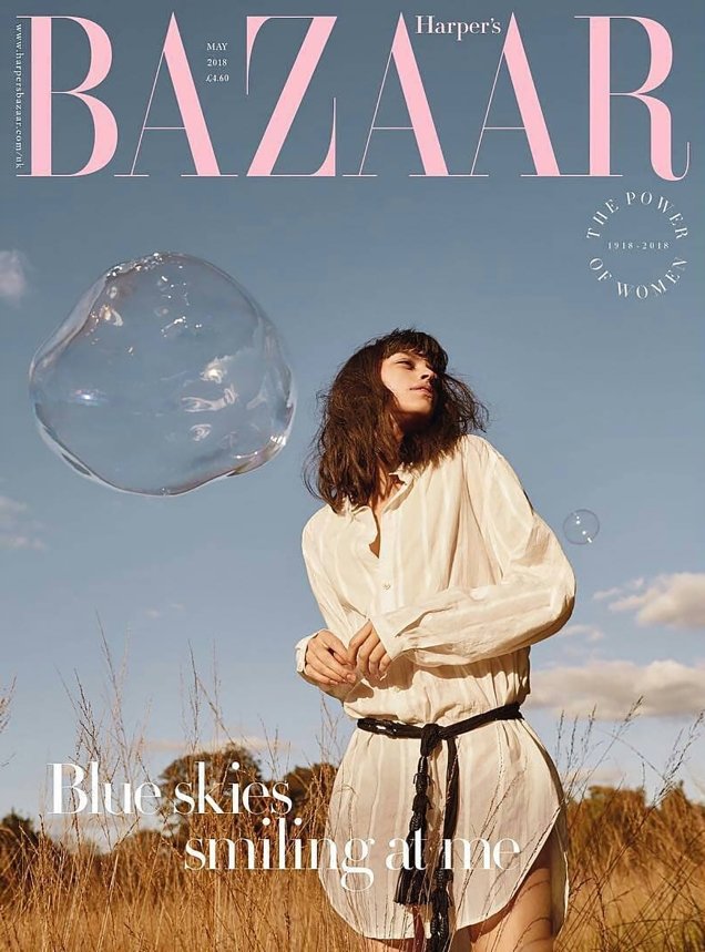 UK Harper's Bazaar May 2018 by Agata Pospieszynska