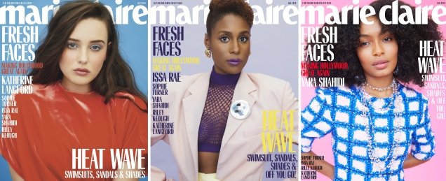 US Marie Claire May 2018 : Fresh Faces by Erik Madigan Heck