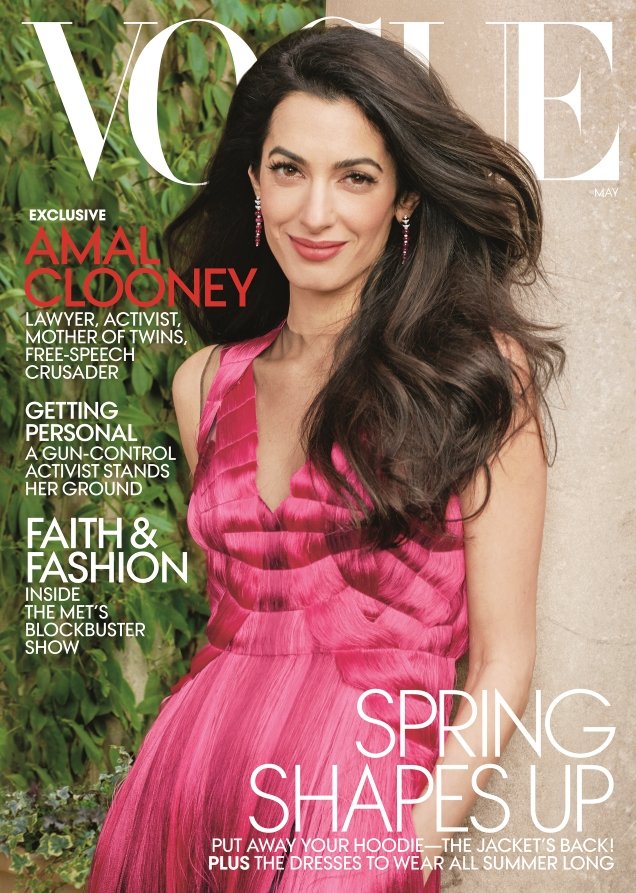 US Vogue May 2018 : Amal Clooney by Annie Leibovitz