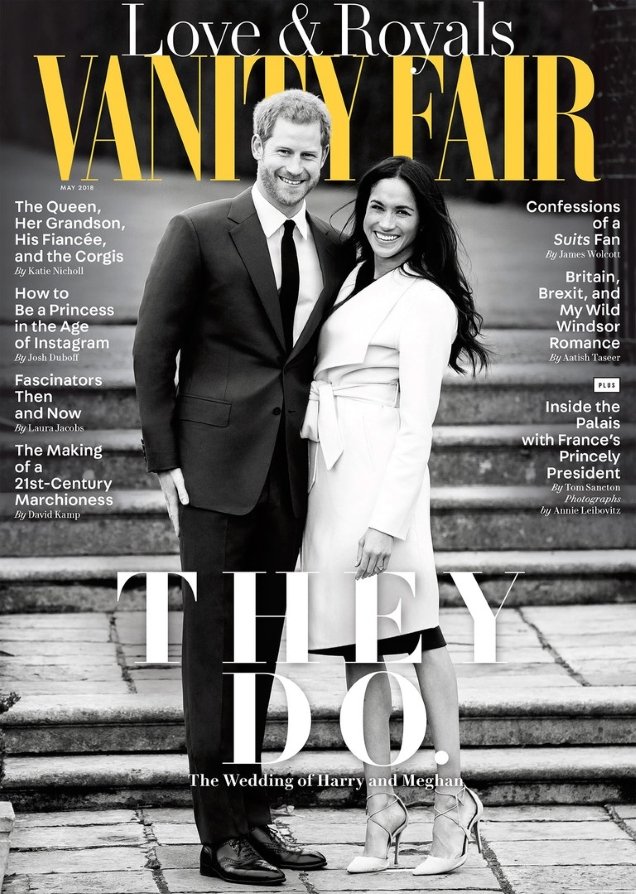 Vanity Fair May 2018 : Prince Harry & Meghan Markle