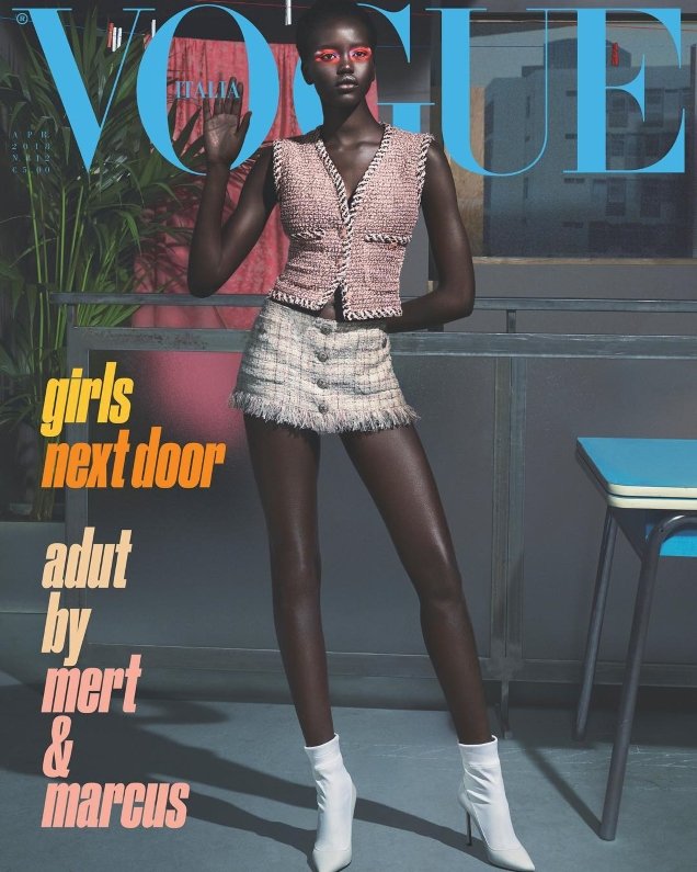Vogue Italia April 2018 : Adut, Birgit & Amandine by Mert Alas & Marcus Piggott