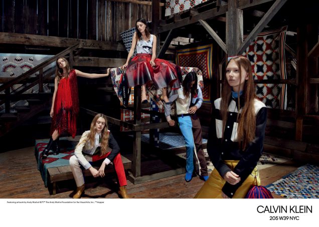 Calvin Klein 205W39NYC's Spring 2018 campaign.