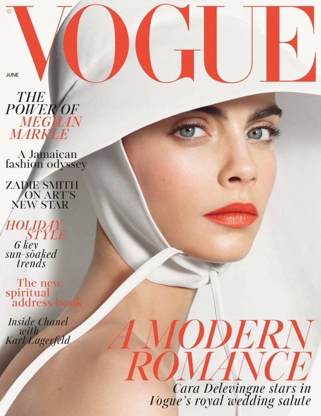 UK Vogue June 2018 : Cara Delevingne by Steven Meisel