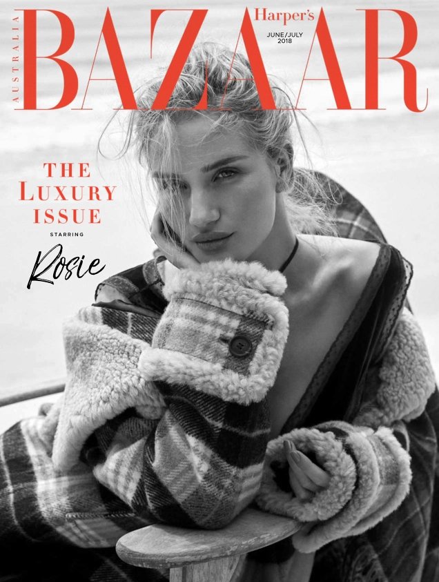 Harper’s Bazaar Australia June/July 2018 : Rosie Huntington-Whiteley
