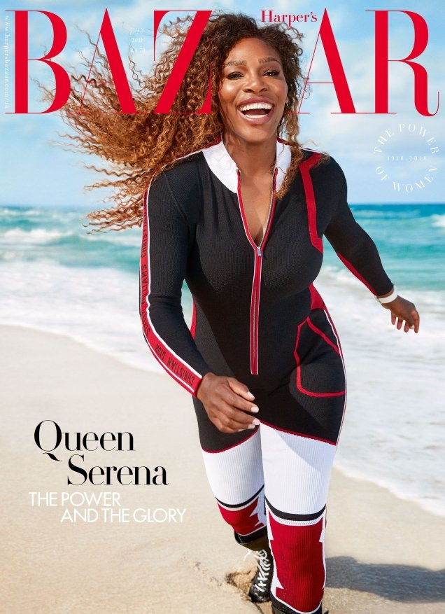 UK Harper's Bazaar July 2018 : Serena Williams by Richard Phibbs
