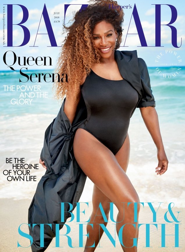 UK Harper's Bazaar July 2018 : Serena Williams by Richard Phibbs