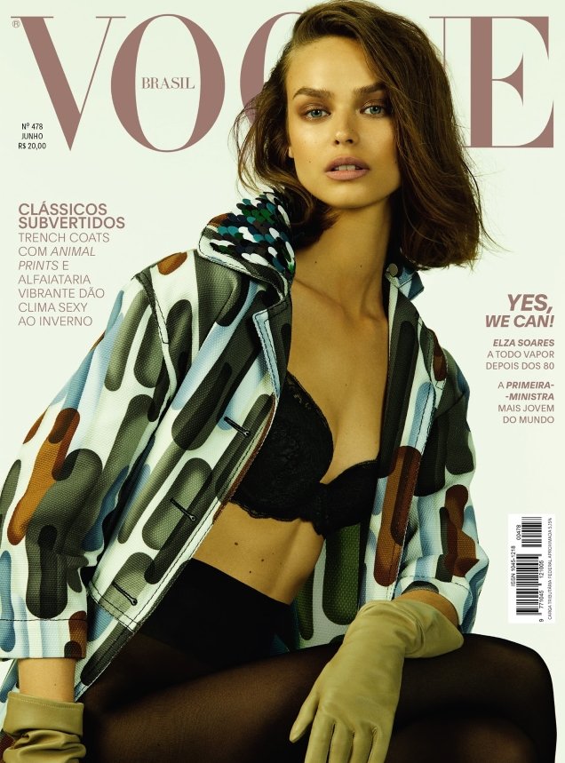 Vogue Brazil June 2018 : Birgit Kos by Mariana Maltoni
