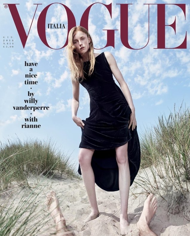 Vogue Italia June 2018 : Mica, Rianne & Doutzen by Willy Vanderperre