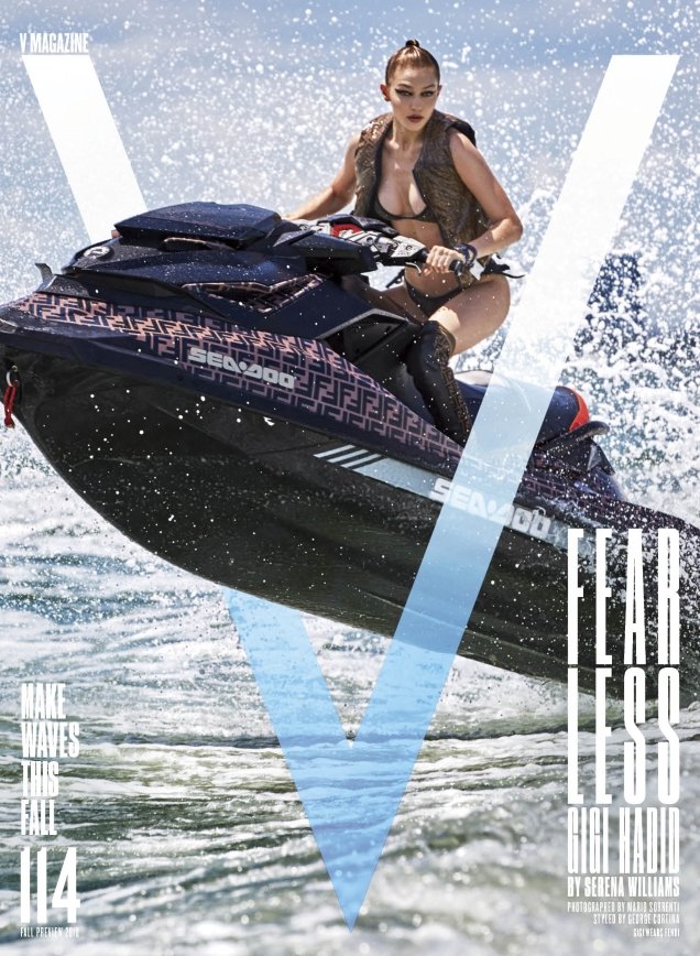 V Magazine #114 Fall Preview : Gigi Hadid by Mario Sorrenti