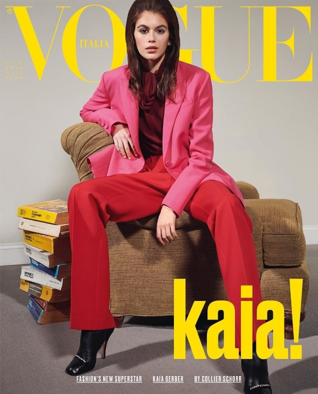 Vogue Italia July 2018 : Kaia Gerber by Craig McDean