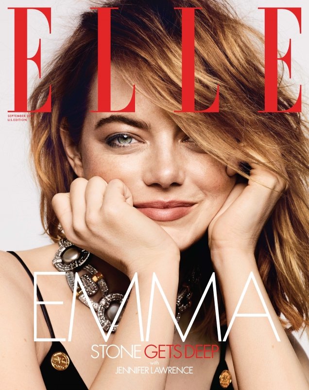 US Elle September 2018 : Emma Stone by Ben Hassett