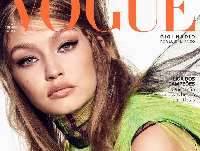 Gigi Hadid Vogue Brazil September 2018 - theFashionSpot