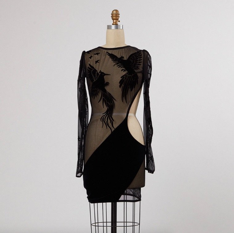 Rob + Mariel's Bao Tranchi Dress Worn By Jennifer Lopez, ebay