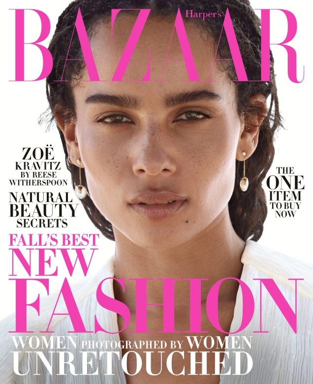 US Harper's Bazaar October 2018 : Zoe Kravitz by Camilla Akrans
