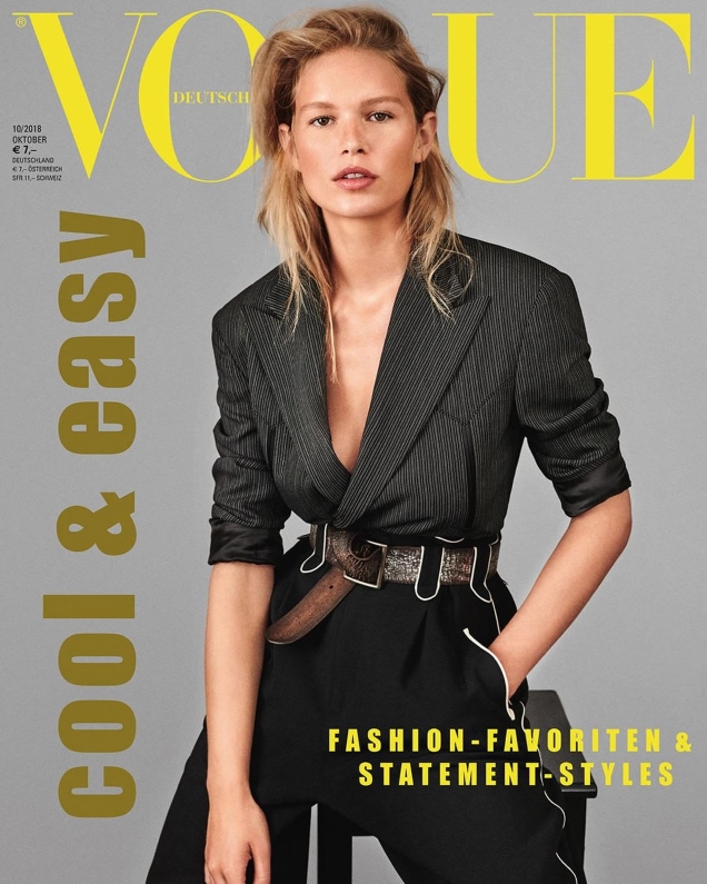 Vogue Germany October 2018 : Anna Ewers by Giampaolo Sgura
