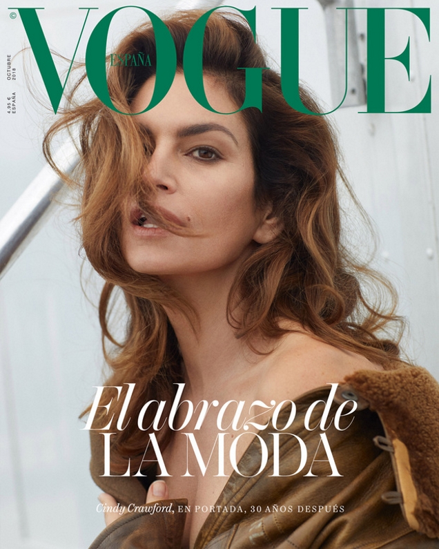 Vogue España October 2018 : Cindy Crawford by Sebastian Faena