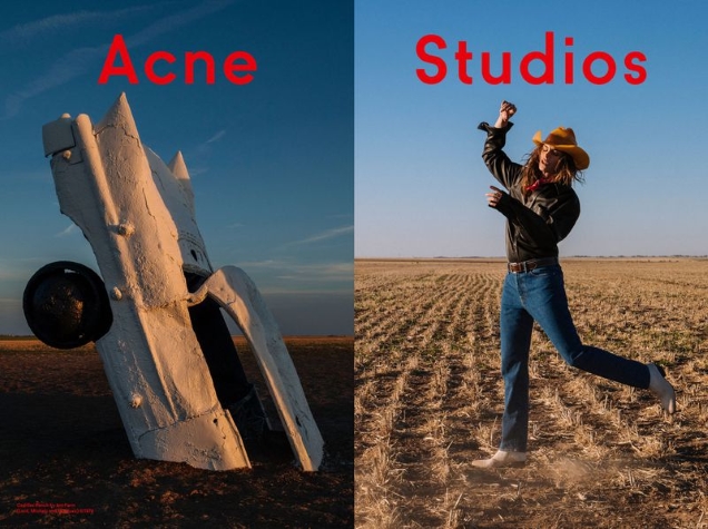 Acne Studios F/W 2018.19 : Cindy Crawford by Sam Abell