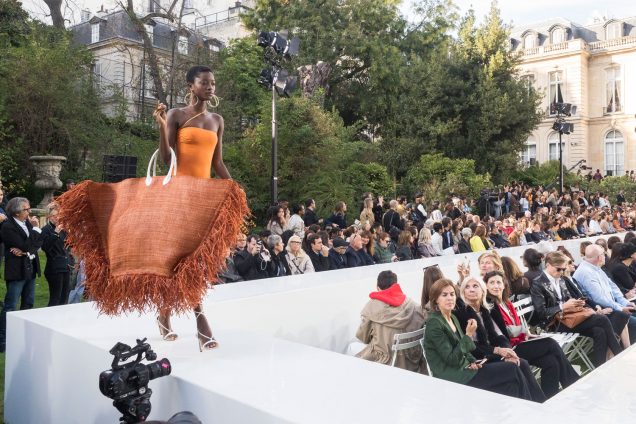 A model walks at Jacquemus Spring 2019.