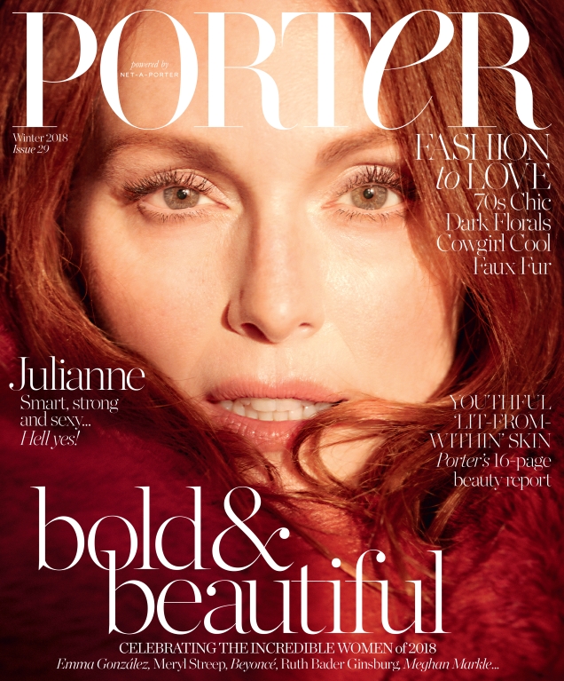 Porter #29 Winter 2018 : Julianne Moore by Camilla Akrans