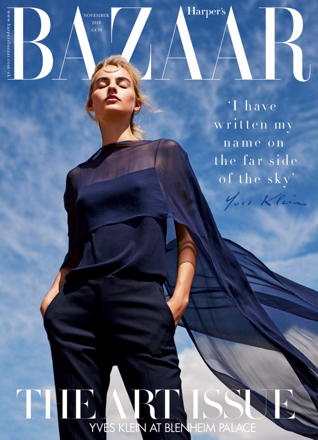 UK Harper's Bazaar November 2018 : Maartje Verhoef by Josh Shinner