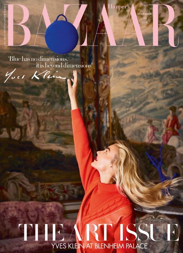 UK Harper's Bazaar November 2018 : Maartje Verhoef by Josh Shinner