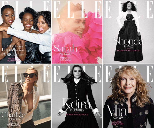 US Elle November 2018 : The 'Women In Hollywood' Issue