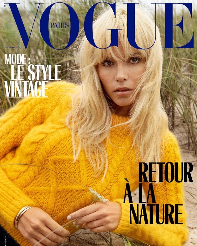 Vogue Paris November 2018 : Natasha Poly by Inez van Lamsweerde & Vinoodh Matadin