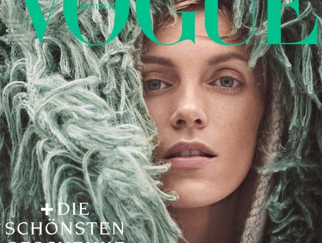 Anja Rubik Vogue Germany December 2018 - theFashionSpot