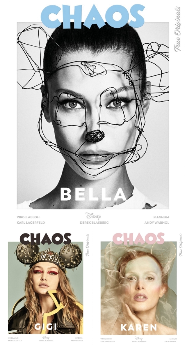 Chaos 'The Disney Issue' 2018 : Bella, Gigi, Karen, Vittoria, Cara & Shanelle by Luigi & Iango