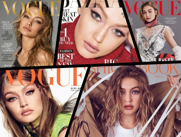 Gigi Hadid's '90s-Trend Outfits