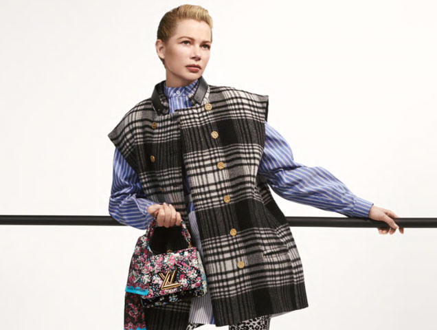 Michelle Williams is twice as nice in Louis Vuitton's Spring 2014