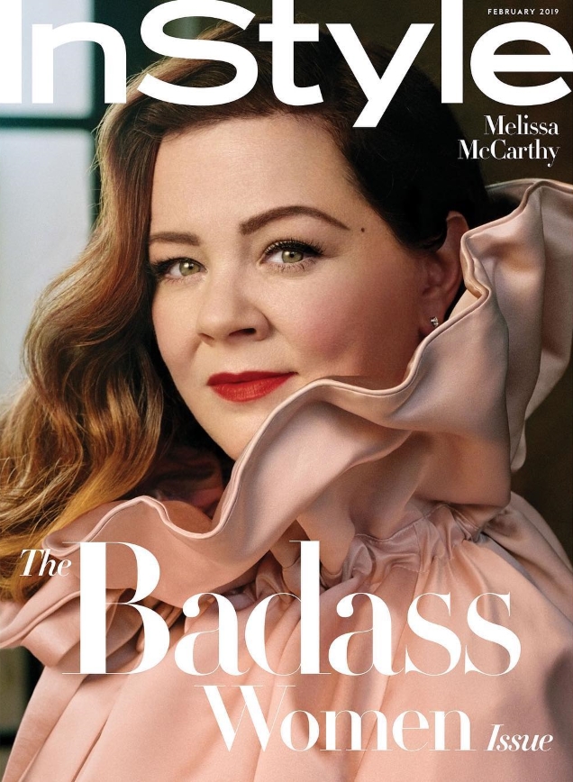 US InStyle February 2019 : Melissa McCarthy by Robbie Fimmano