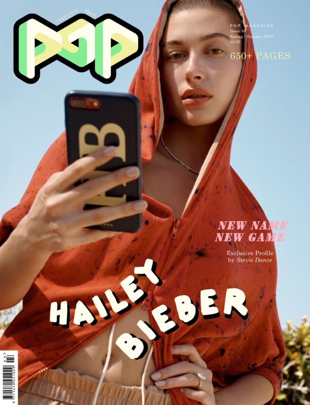 Pop #40 S/S 2019 : Hailey Bieber by Stevie Dance