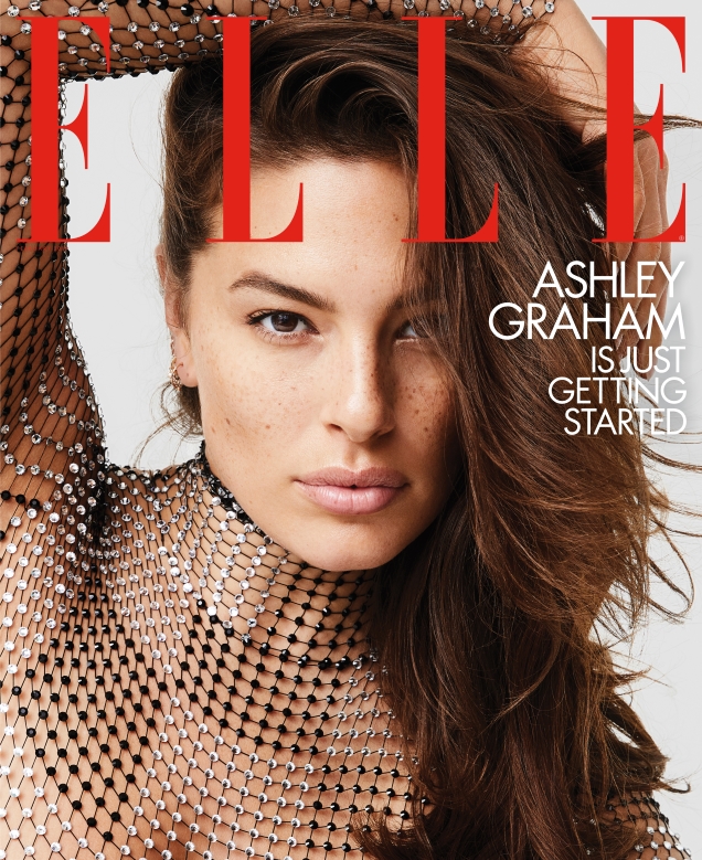 US Elle February 2019 : Ashley Graham by Carin Backoff