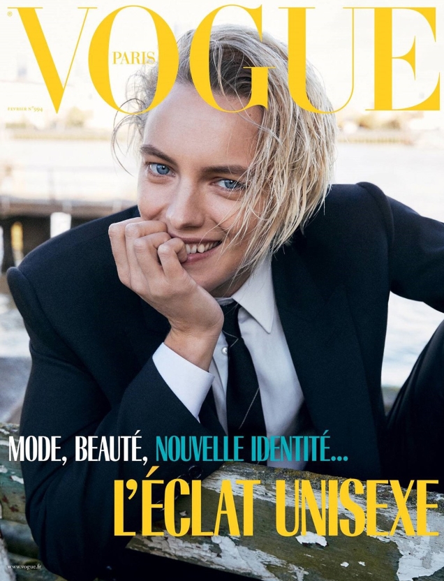 Vogue Paris February 2019 : Erika Linder by Mikael Jansson