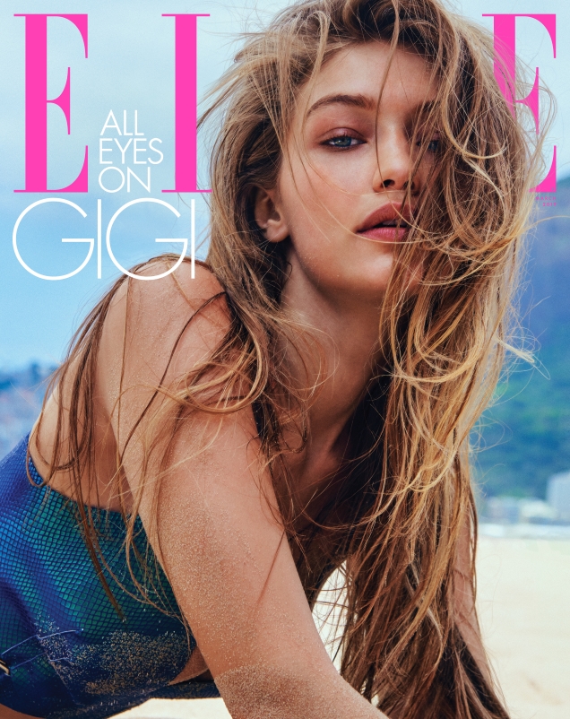 US Elle March 2019 : Gigi Hadid by Chris Colls