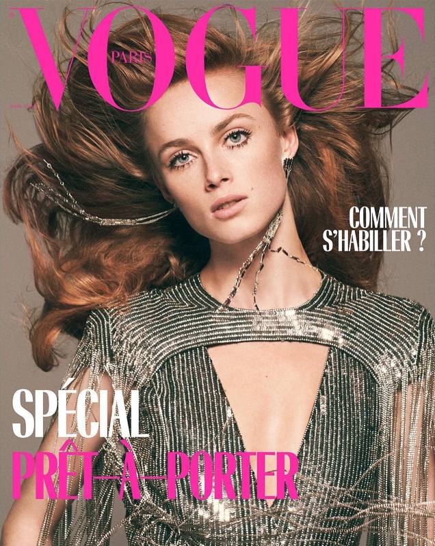 Vogue Paris March 2019 : Rianne van Rompaey by David Sims
