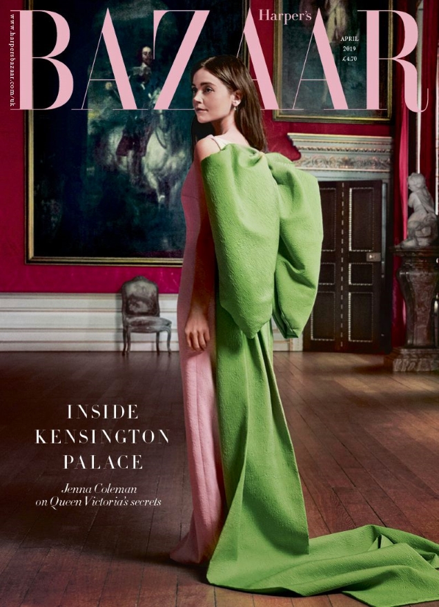 UK Harper's Bazaar April 2019 : Jenna Coleman by David Slijper