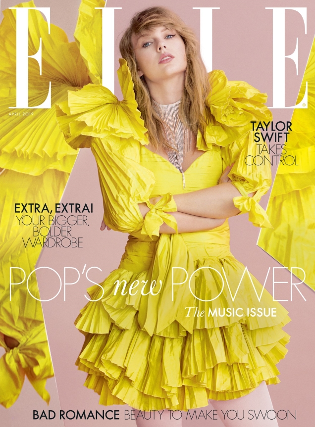 UK Elle April 2019 : Taylor Swift by Quentin Jones