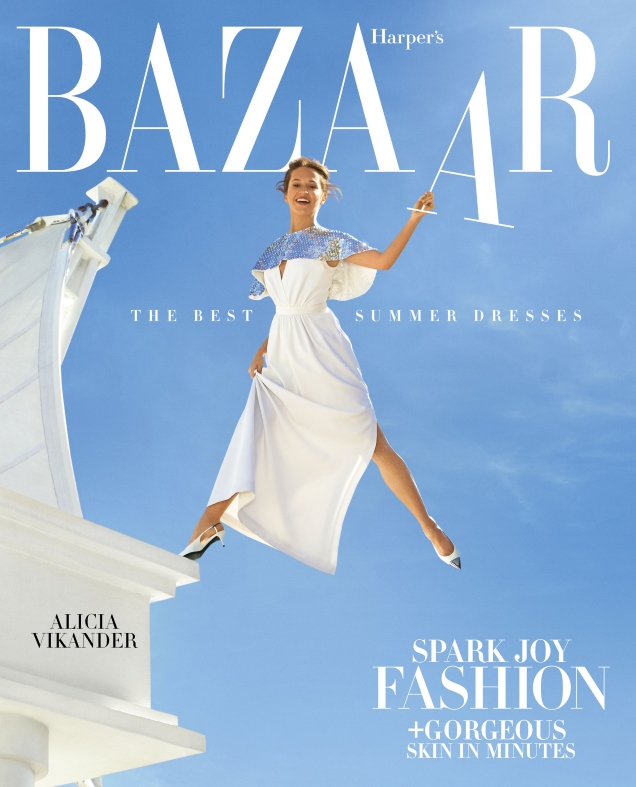 US Harper’s Bazaar April 2019 : Alicia Vikander by Mariano Vivanco