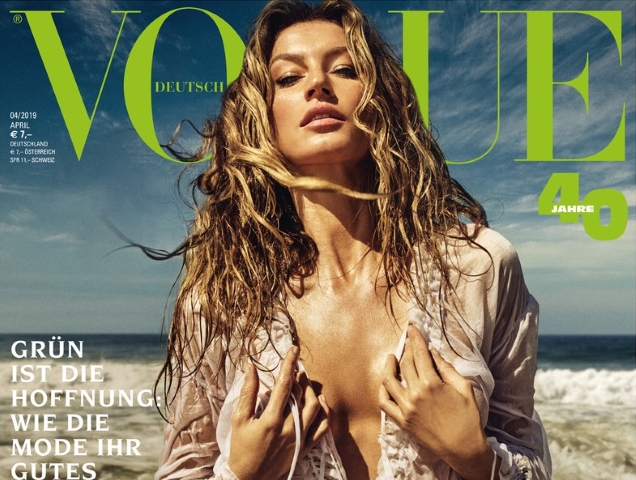 Gisele Bundchen Vogue Paris 2019 Cover Fashion Editorial